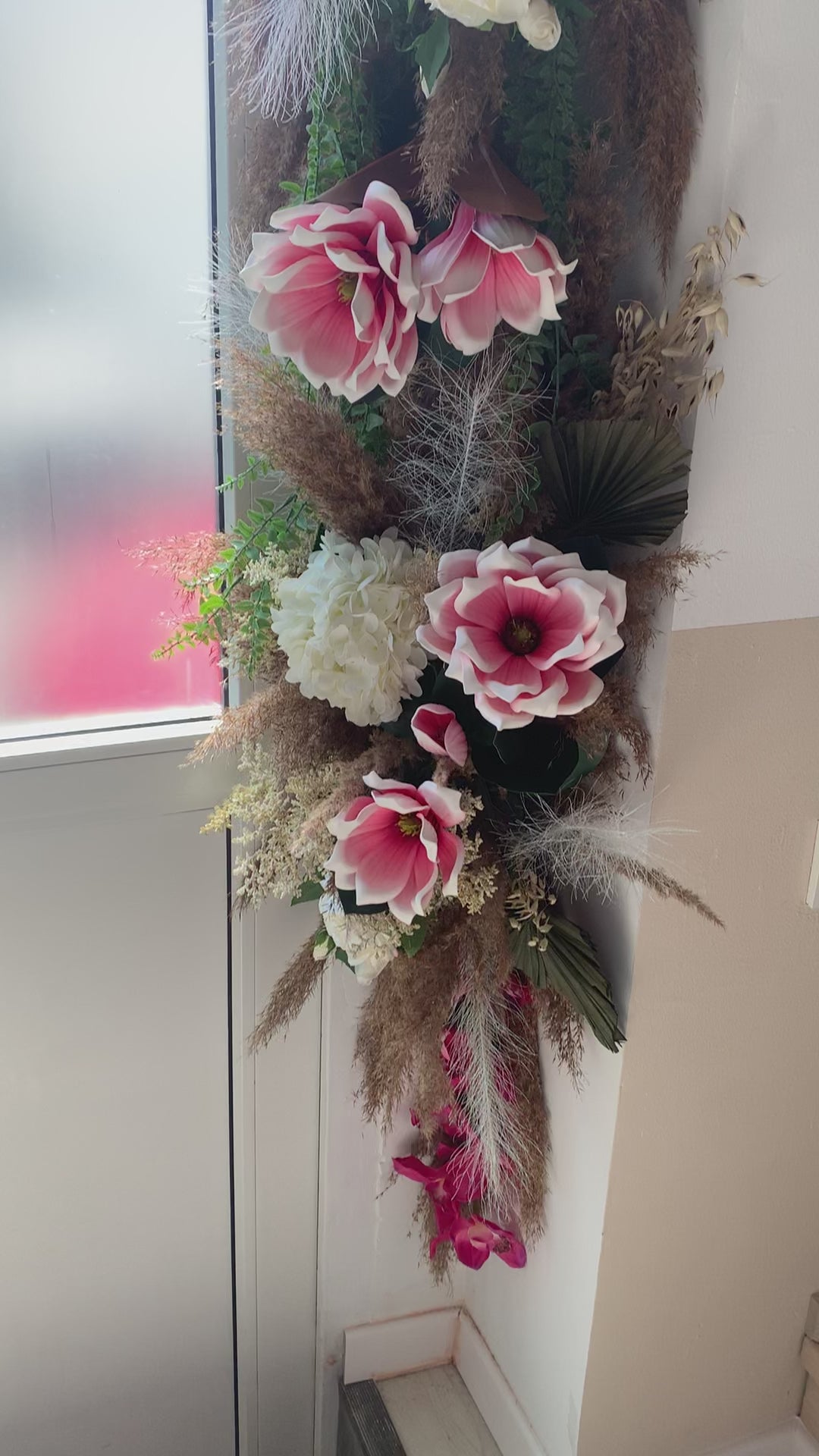 Execuție de arcadă florală